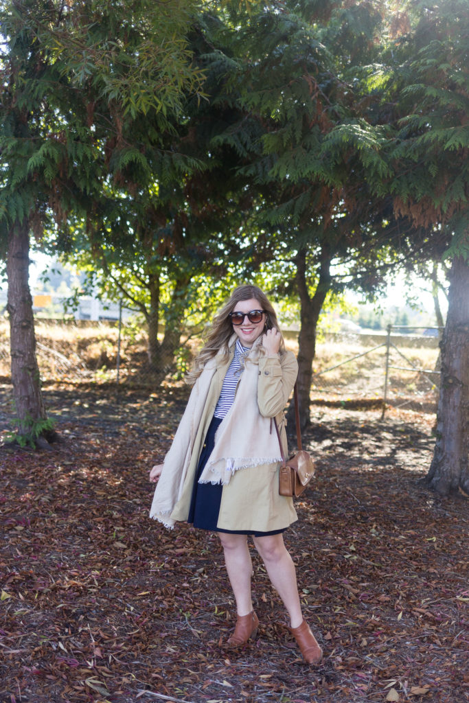 embracing fall - J.Crew skirt - sole society scarf - madewell ankle boots - tissue turtleneck - J.Crew fall essentials