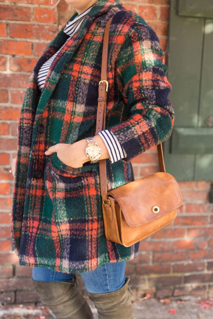 the stockplace - colorful winter coats - stuart weitzman lowland - easy fall outfit 