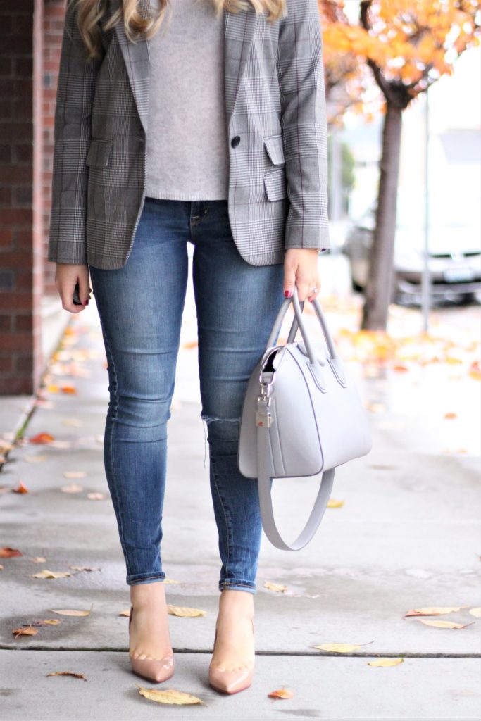 new day blazer target check blazer givenchy antigona chic