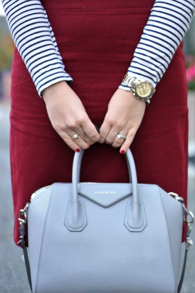 ways to wear burgundy - maroon outfit ideas - winter outfit ideas - winter work outfit