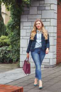 gossip girl style - Blair Waldorf style - easy preppy style - Michael Kors mercer bag - J.Crew schoolboy blazer