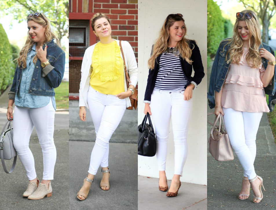 How to Wear White Jeans