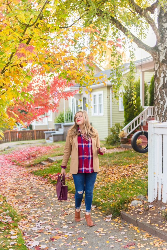 how to save money while shopping online - comfy maternity thanksgiving outfit - cute fall maternity outfit - Northwest Blonde - Seattle style blog