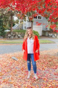 non maternity clothes you can wear throughout pregnancy - easy fall maternity look - Seattle style blog - Northwest Blonde