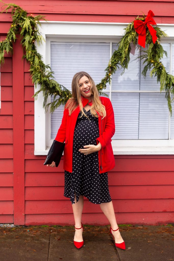 why I'm not making 2019 New Year resolutions - Eliza J polka dot dress - Northwest Blonde - Seattle style blog