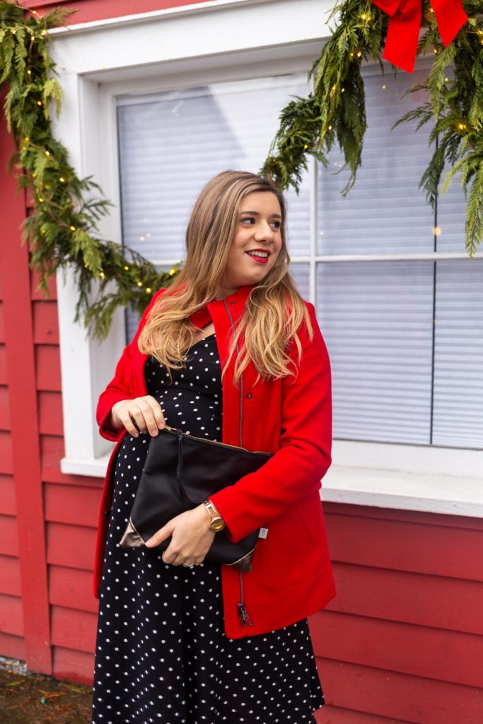 why I'm not making 2019 New Year resolutions - Eliza J polka dot dress - Northwest Blonde - Seattle style blog