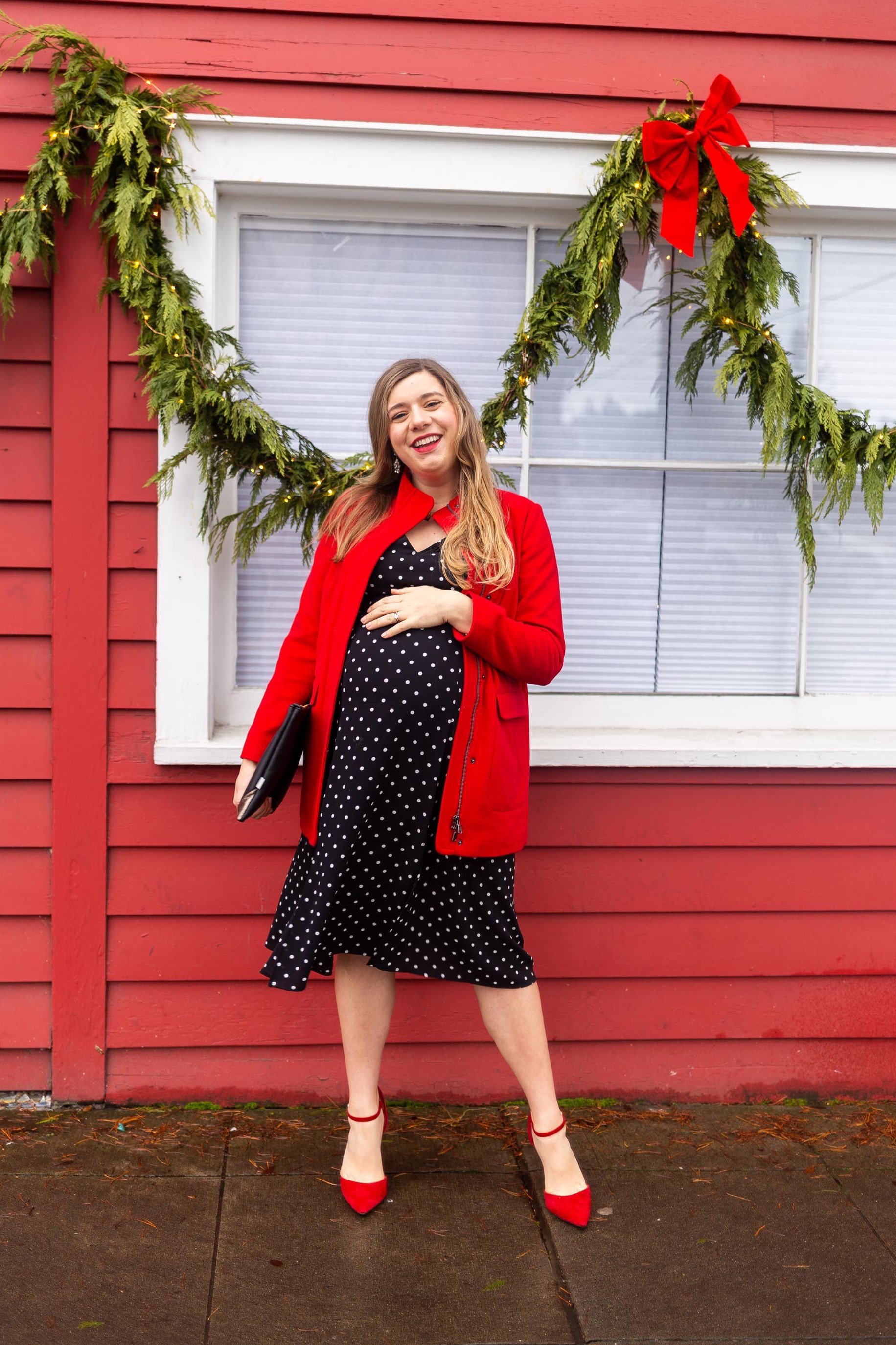 why I'm not making 2019 New Year resolutions - Eliza J polka dot dress - Northwest Blonde - Seattle style blog