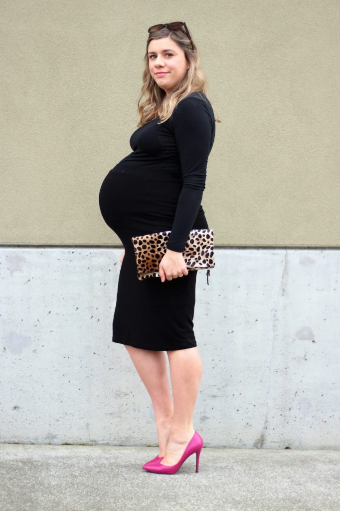 formal maternity outfit - easy maternity outfit idea - valentines maternity outfit idea - Seattle style blog - Northwest Blonde