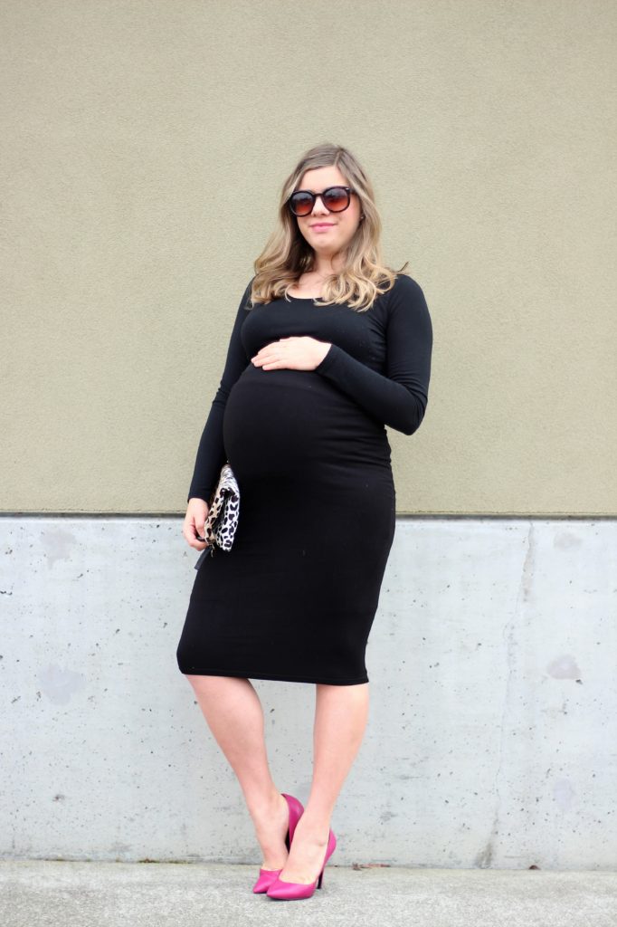 formal maternity outfit - easy maternity outfit idea - valentines maternity outfit idea - Seattle style blog - Northwest Blonde