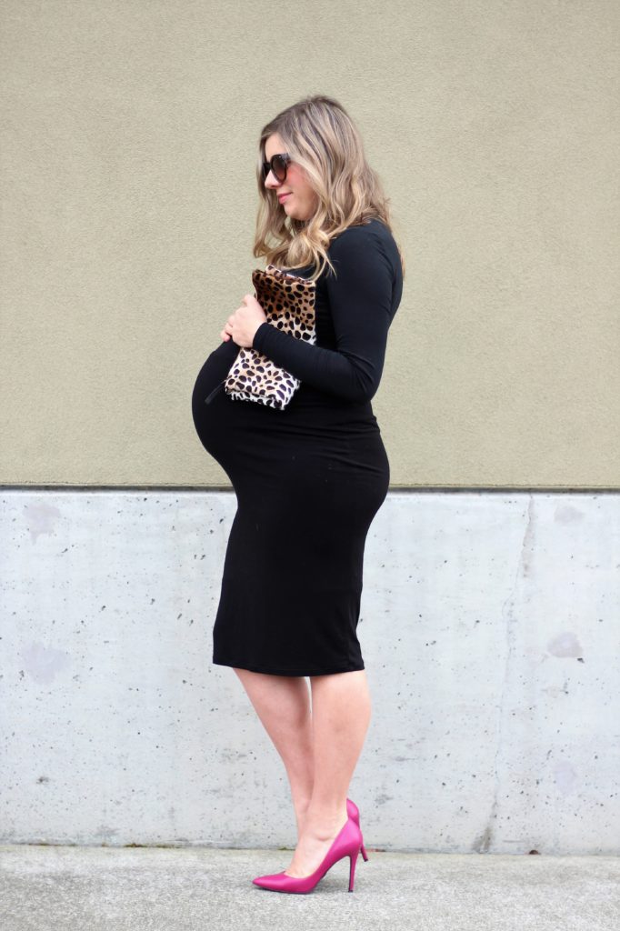 formal maternity outfit - easy maternity outfit idea - valentines maternity outfit idea - Seattle style blog - Northwest Blonde