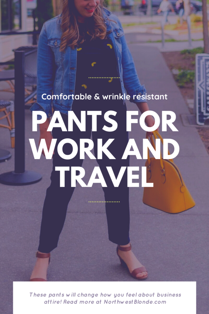 wrinkle resistant pants for women - business pants for women 