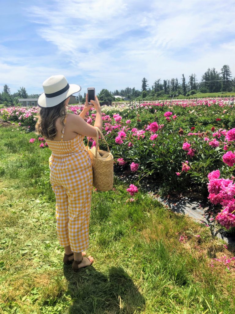 pure peonies flower farm - how to care for peonies - Northwest Blonde - Seattle style blog 