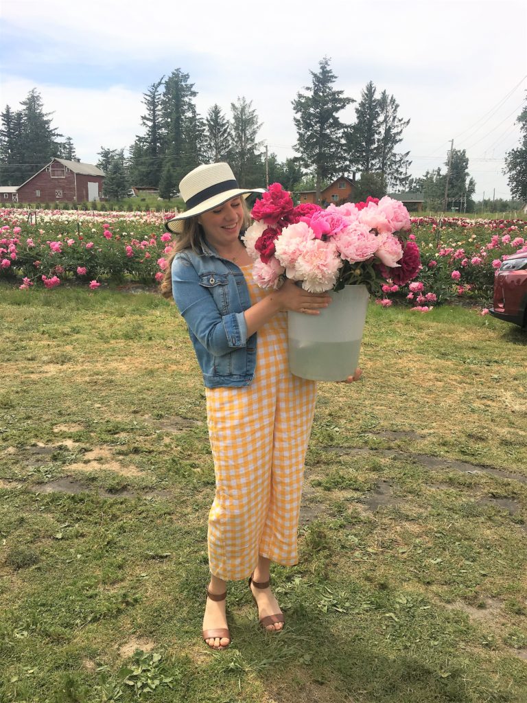 pure peonies flower farm - how to care for peonies - Northwest Blonde - Seattle style blog 