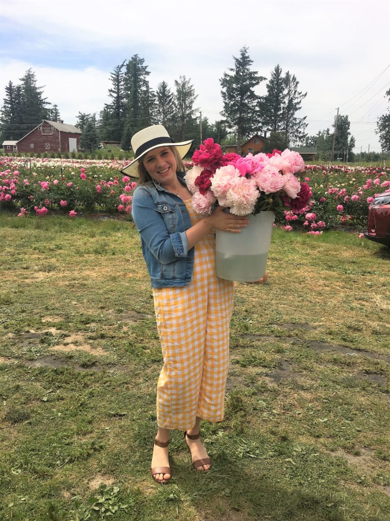 pure peonies flower farm - how to care for peonies - Northwest Blonde - Seattle style blog 