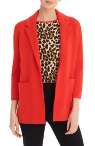 j.crew sophie sweater blazer bright cerise - Nordstrom Anniversary Sale 2019 - Northwest Blonde - Seattle style blog