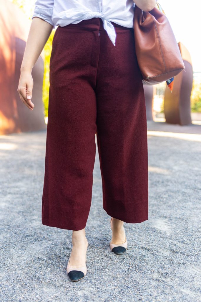 mm lafleur zhou culotte - mm lafleur fall 2019 - work from home mom - working mom outfit - Northwest Blonde - Seattle style blog 