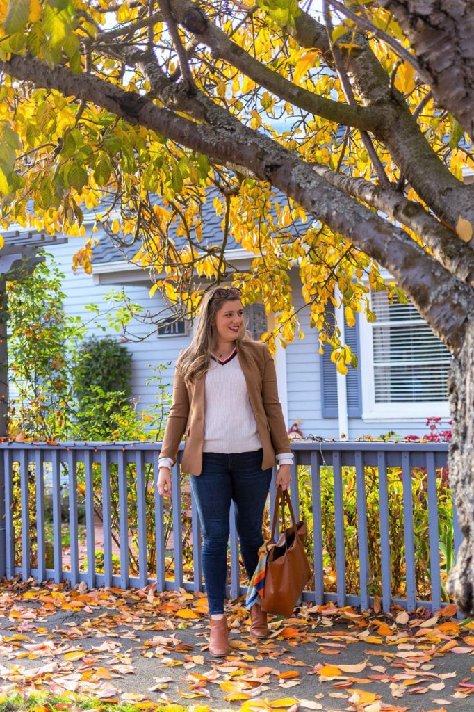 J.Crew Regent blazer review - best camel colored blazer for women - Northwest Blonde - Seattle style blog