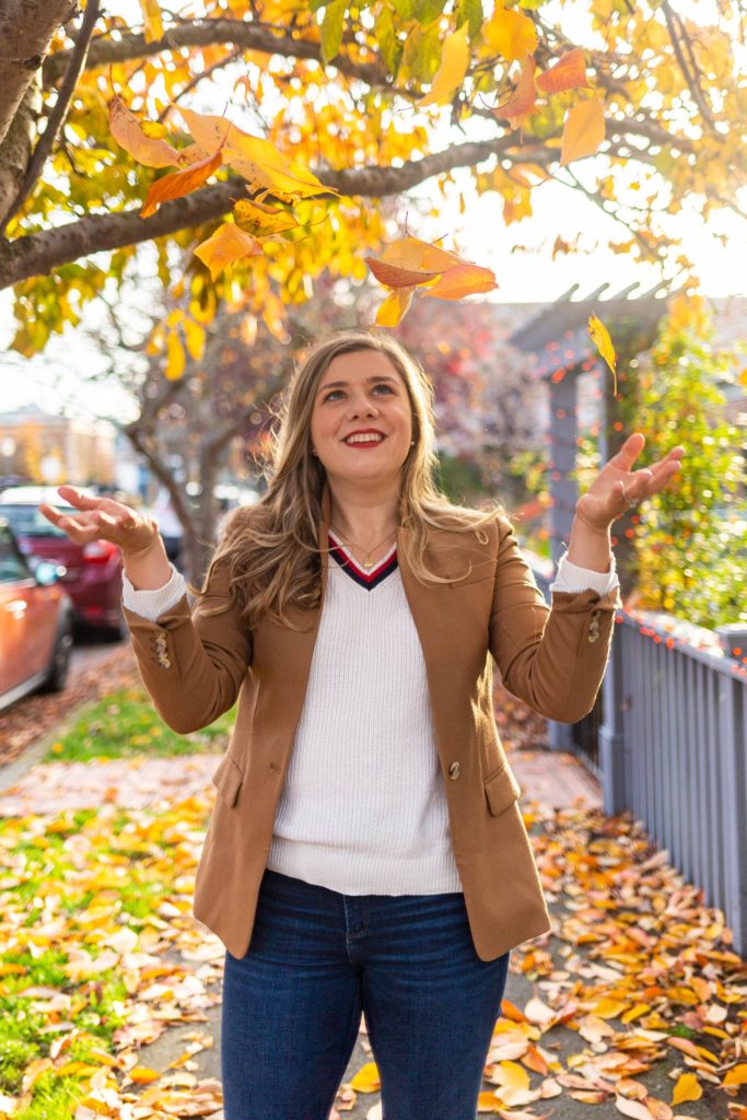 J.Crew Regent blazer review - best camel colored blazer for women - Northwest Blonde - Seattle style blog