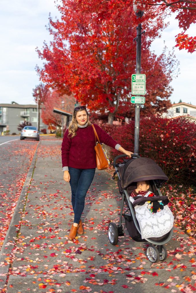 tissue turtleneck - j.crew cable knit turtleneck - Seattle style blog - classic style - warm fall layers