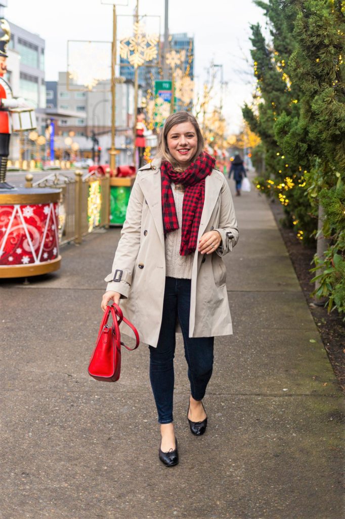 london fog trench coat review - easy winter outfit - Northwest Blonde - Seattle style blog 