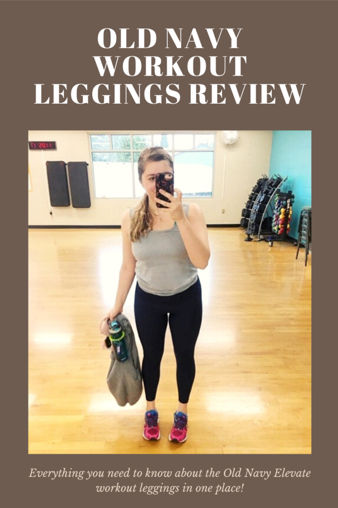 Have you tried Old Navy workout leggings? These cheap workout leggings are a hidden gem that are under $50 and always going on sale. Read this Old Navy leggings review to get all the details about styles, sizing, and fit. #workout #leggings #OldNavy