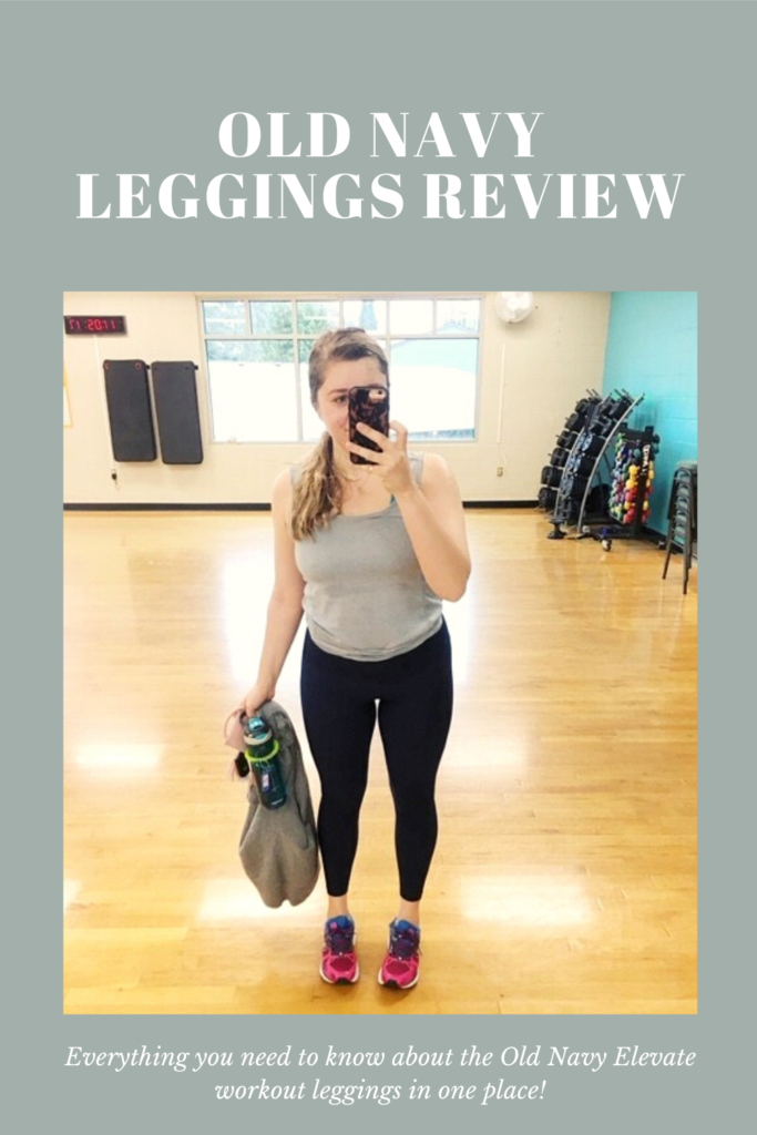 Have you tried Old Navy workout leggings? These cheap workout leggings are a hidden gem that are under $50 and always going on sale. Read this Old Navy leggings review to get all the details about styles, sizing, and fit. #workout #leggings #OldNavy