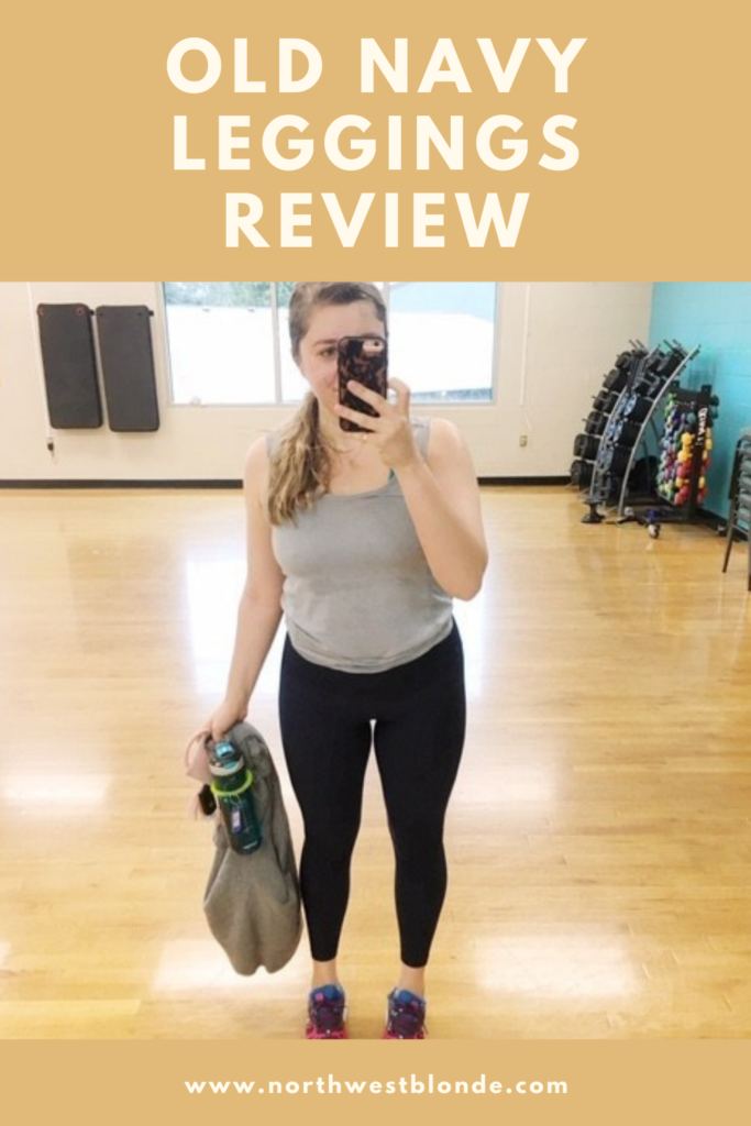 Have you tried Old Navy workout leggings? These cheap workout leggings are a hidden gem that are under $50 and always going on sale. Read this Old Navy leggings review to get all the details about styles, sizing, and fit. #workout #leggings #OldNavy