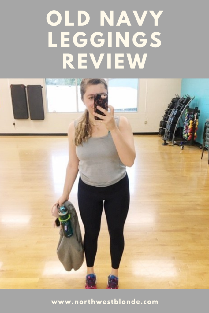 Have you tried Old Navy workout leggings? These cheap workout leggings are a hidden gem that are under $50 and always going on sale. Read this Old Navy leggings review to get all the details about styles, sizing, and fit. #workout #leggings #OldNavy