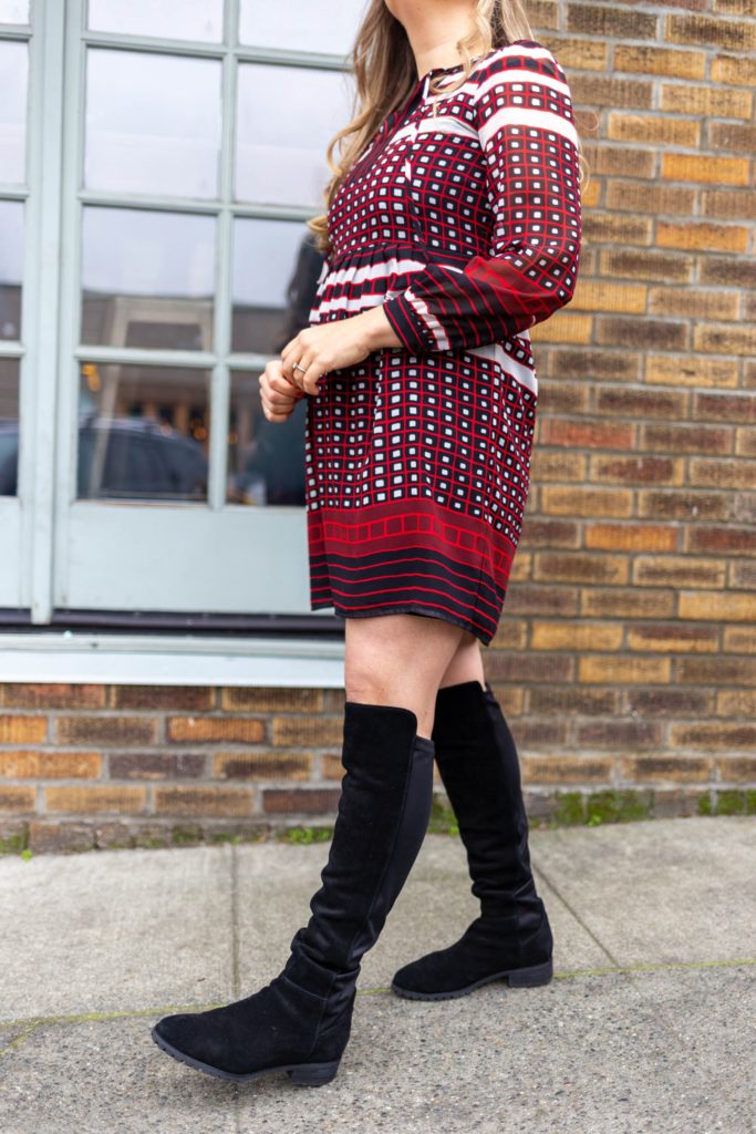 blondo presto over the knee boots review - how to wear over the knee boots - northwest blonde - Seattle style blog