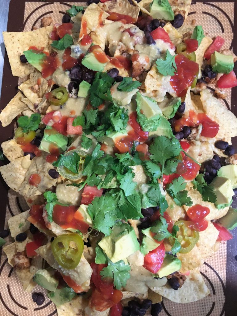 vegan nachos - recipes to try during quarantine - easy vegan recipe for beginners