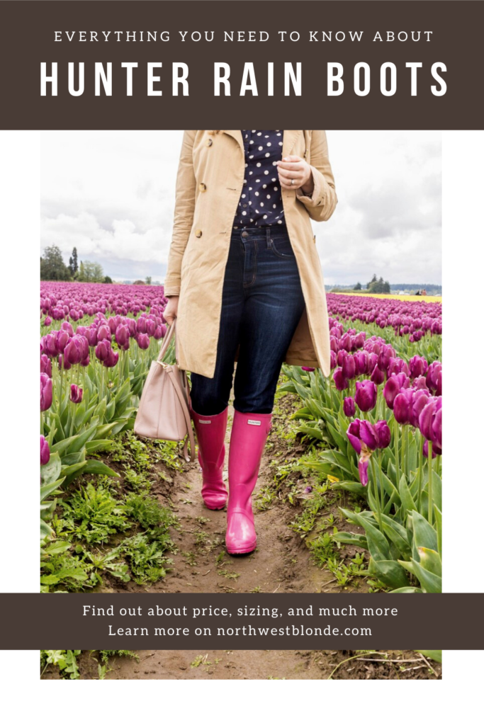 Have you thought about buying the popular and expensive Hunter boots? Well here is everything you need to know before your buy a pair of Hunter rain boots. This Hunter boots review will go over Hunter boot sizing, price, colors, styles, and other need to know information all in one place #fallfashion #hunterboots #rainboots