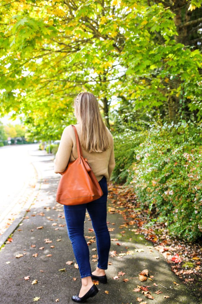 This J.Crew chunky cardigan is a great addition to your fall wardrobe. You can wear it with jeans and a tee shirt for an easy fall outfit or over a dress for a dressed up fall outfit. It's the perfect cropped cozy cardigan for fall #fallfashion #falloutfit