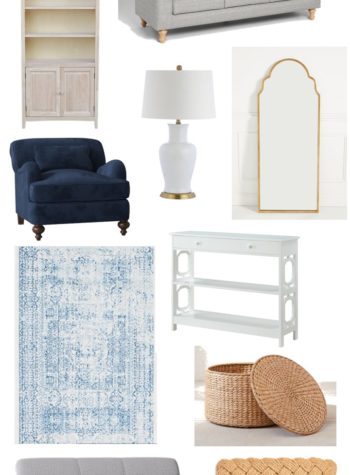 Looking for affordable living room furniture. These are some reasonably priced living room ideas to get you started on your living room remodel #livingroom #homedecor #oneroomchallenge
