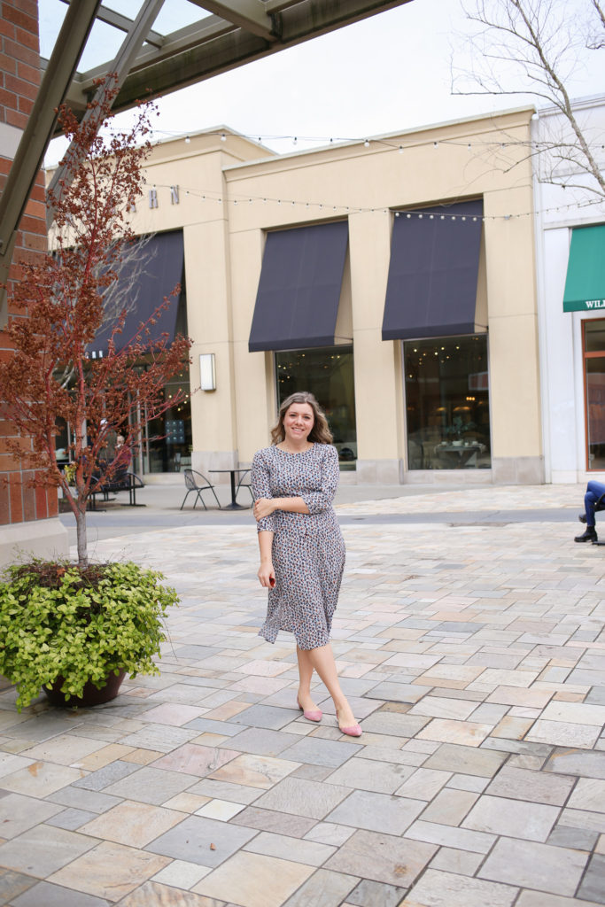 loft spring dress - modest dress for Easter