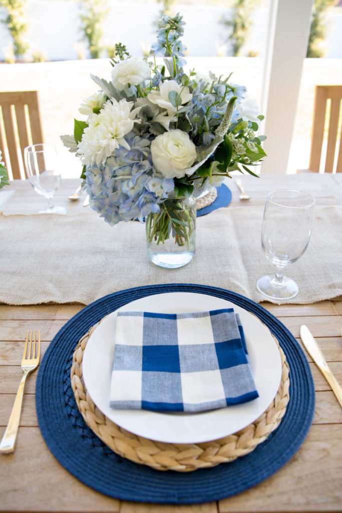 simple Easter tablescape