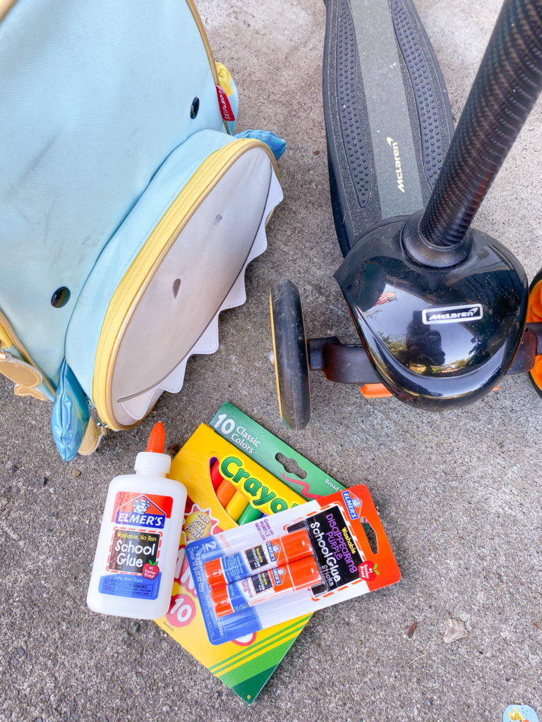 back to school essentials - McLaren scooter - scooter giveaway - preschool packing list